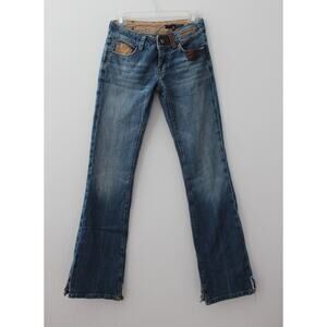 Vigoss Studio Womens Flare Jeans Blue Size 27 Pre-Owned